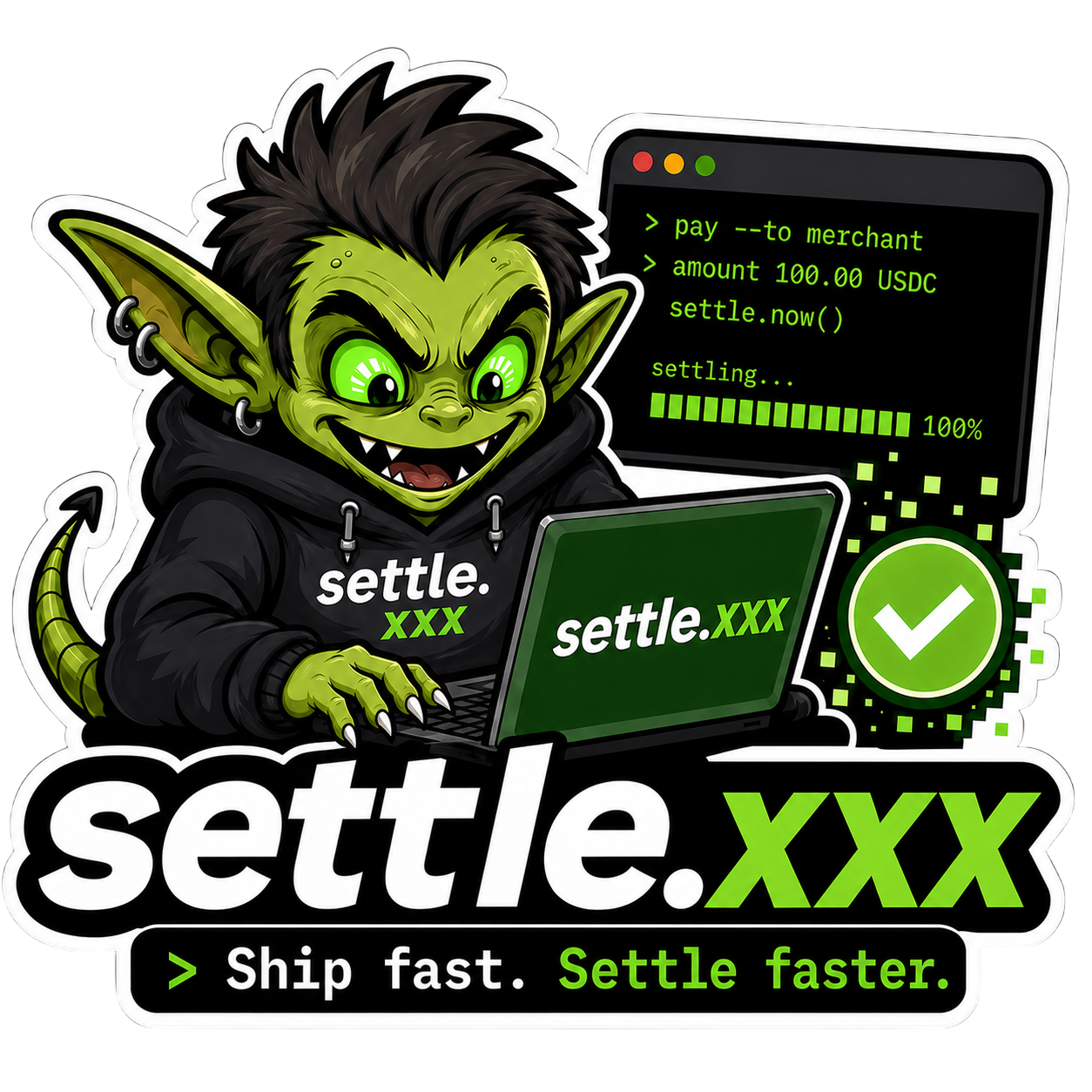 Goblin sticker